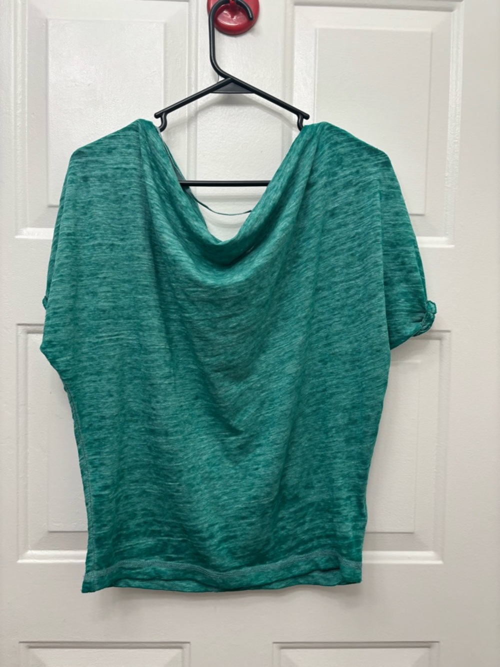 We The Free Women's Astrid Convertible Neck T-Shirt Top in Palm
